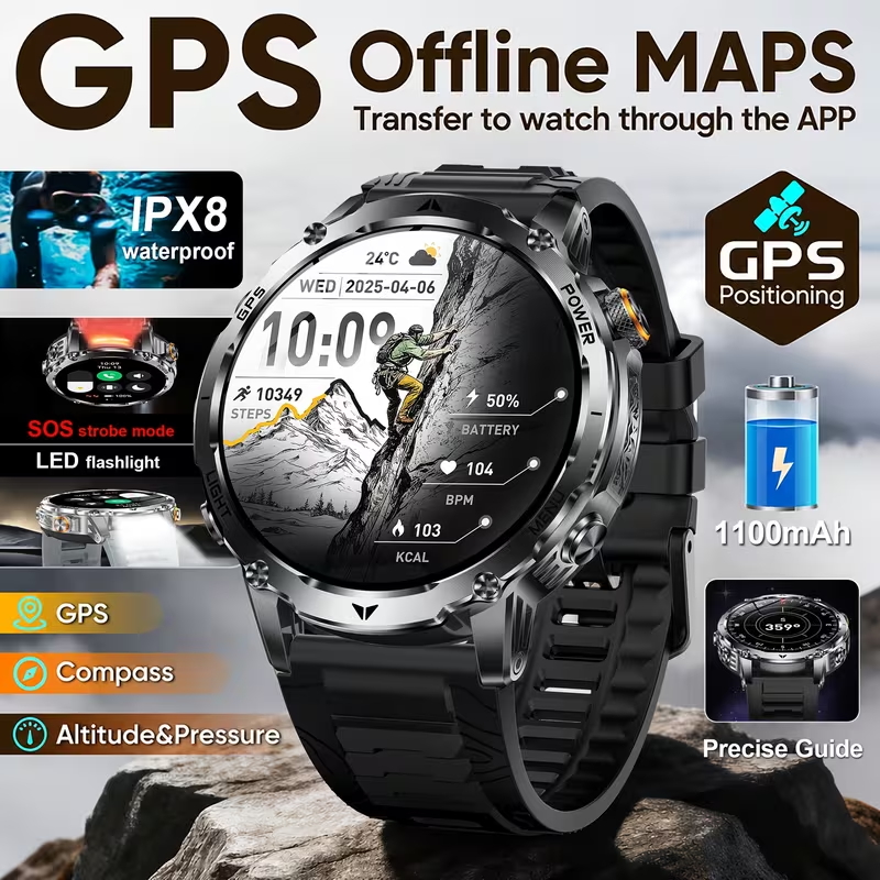 Outdoor Lighting Smart Controller - 2026 New Outdoor Men's Smart Watch