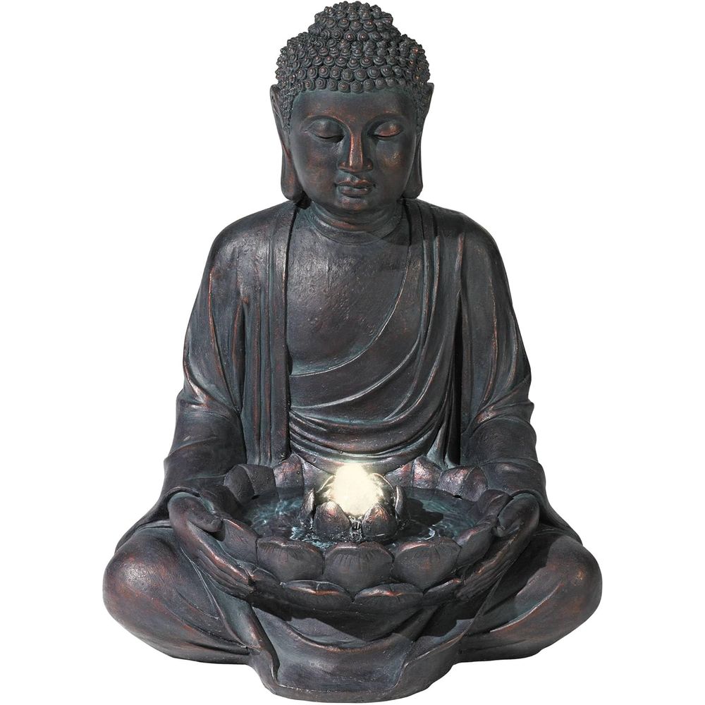 Outdoor Zen Lighting - Meditating Buddha 24