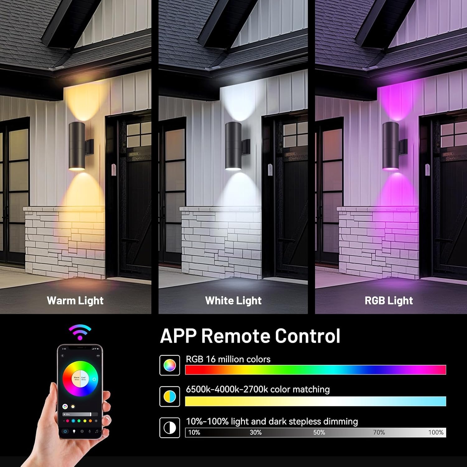 Tuya Smart Outdoor Wall Lights - Outdoor Lighting Zigbee review and price