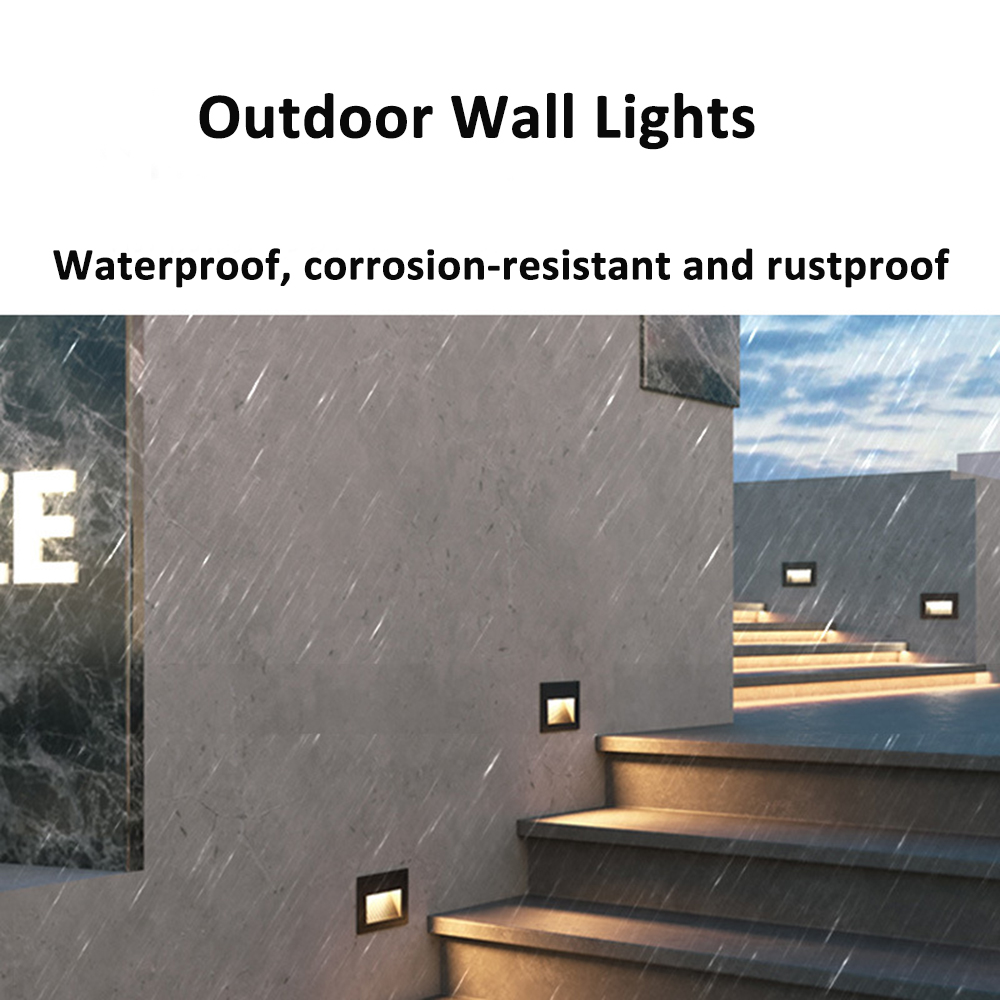SANDIY Recessed Outdoor Wall S - Outdoor Lighting Low Voltage review and price