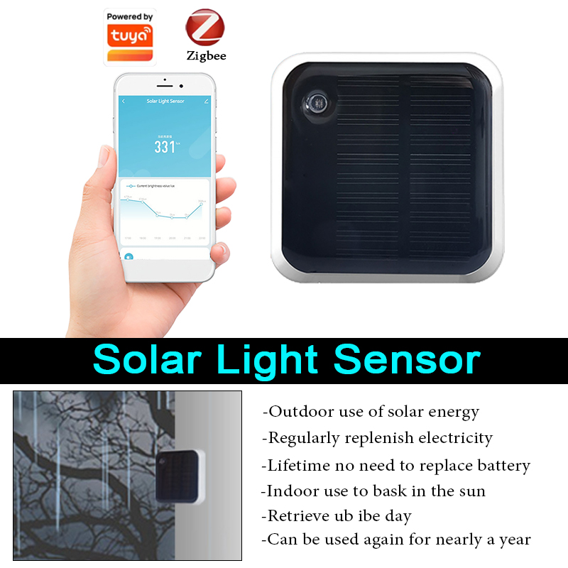 Smart Solar Light Sensor Tuya  - Outdoor Lighting Zigbee review and price