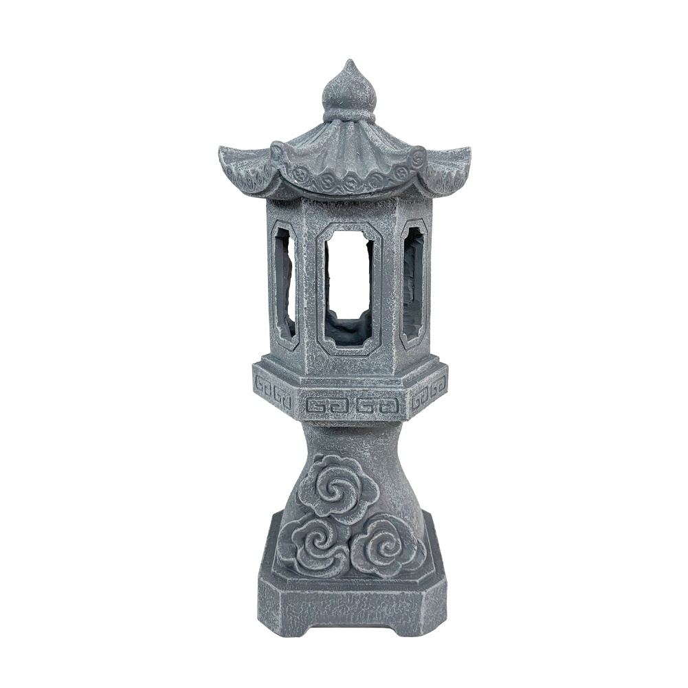 Zen Solar Pagoda Lantern with  - Outdoor Zen Lighting review and price