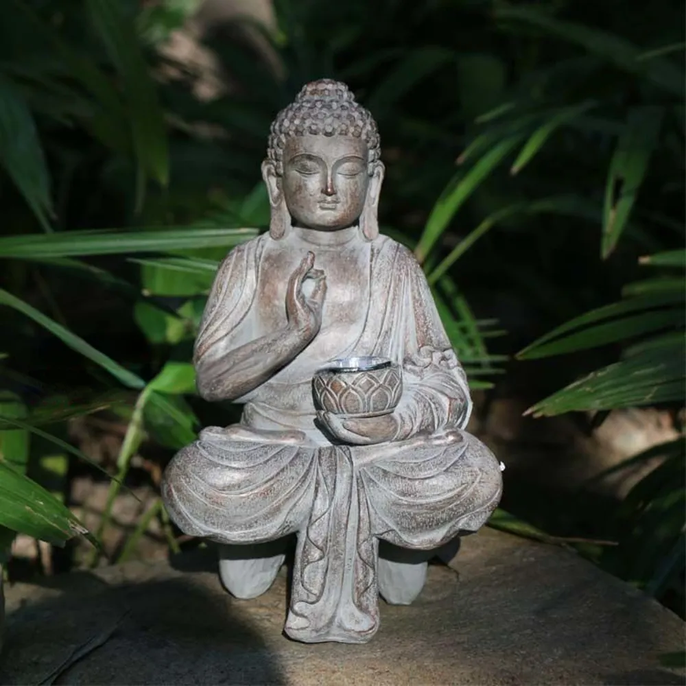 Outdoor Solar Buddha Statue Li - Outdoor Zen Lighting review and price