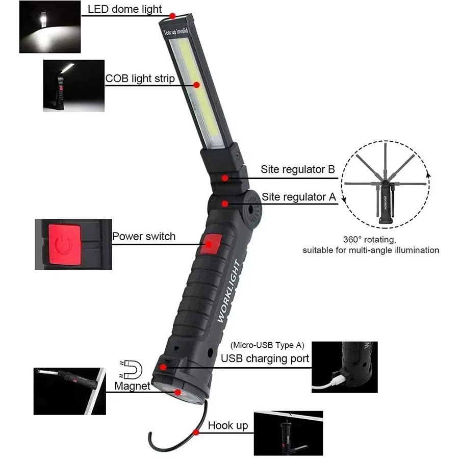 Portable LED Flashlight with M - Outdoor Lighting House review and price