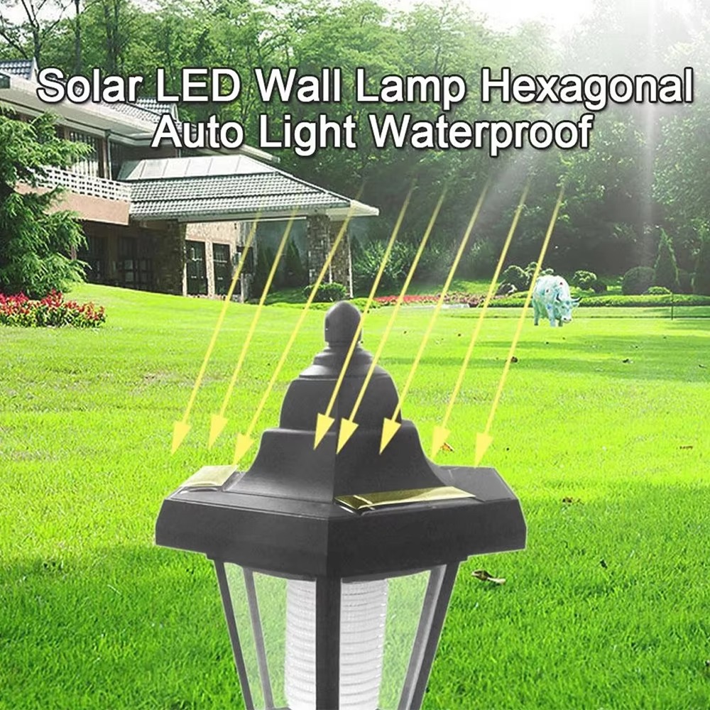 1-2PCS Solar LED Street Lights - Outdoor Yard Lighting Fixtures review and price