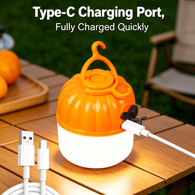 Mini Portable LED Pumpkin Bulb - Outdoor Lighting House review and price