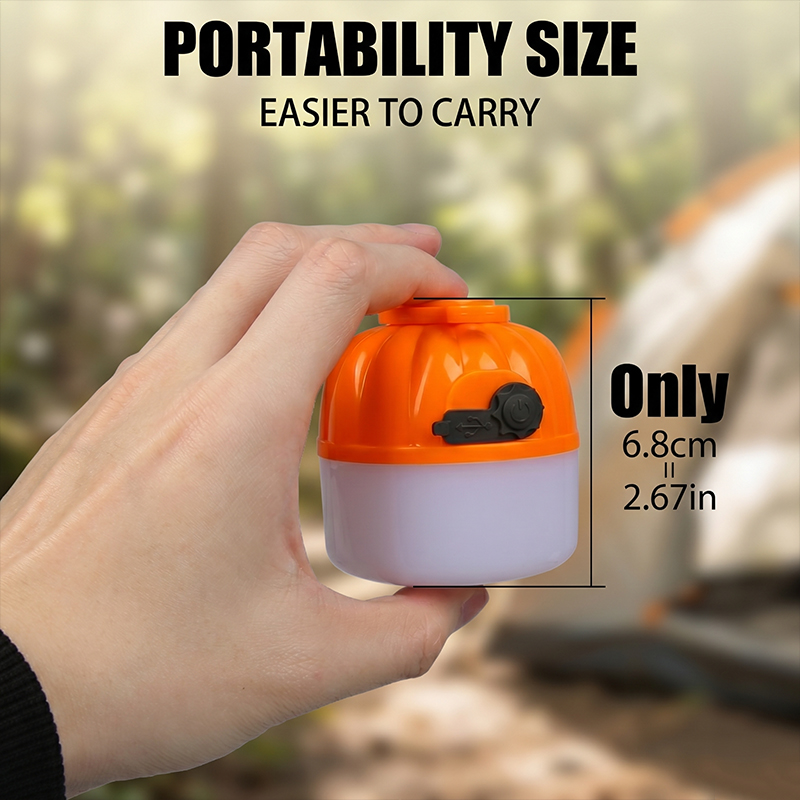 Mini Portable LED Pumpkin Bulb - Outdoor Lighting House review and price