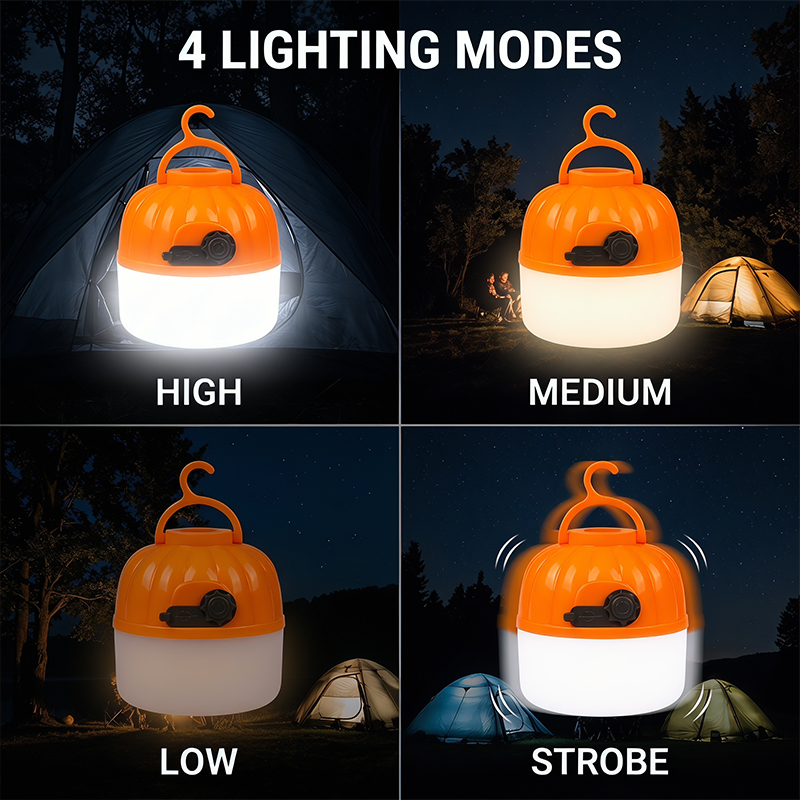 Mini Portable LED Pumpkin Bulb - Outdoor Lighting House review and price