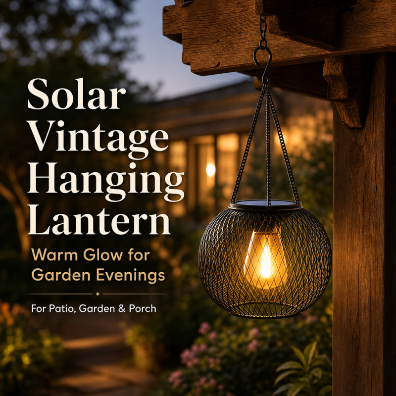 Solar Powered LED Hanging Floo - Outdoor Lighting Effects review and price