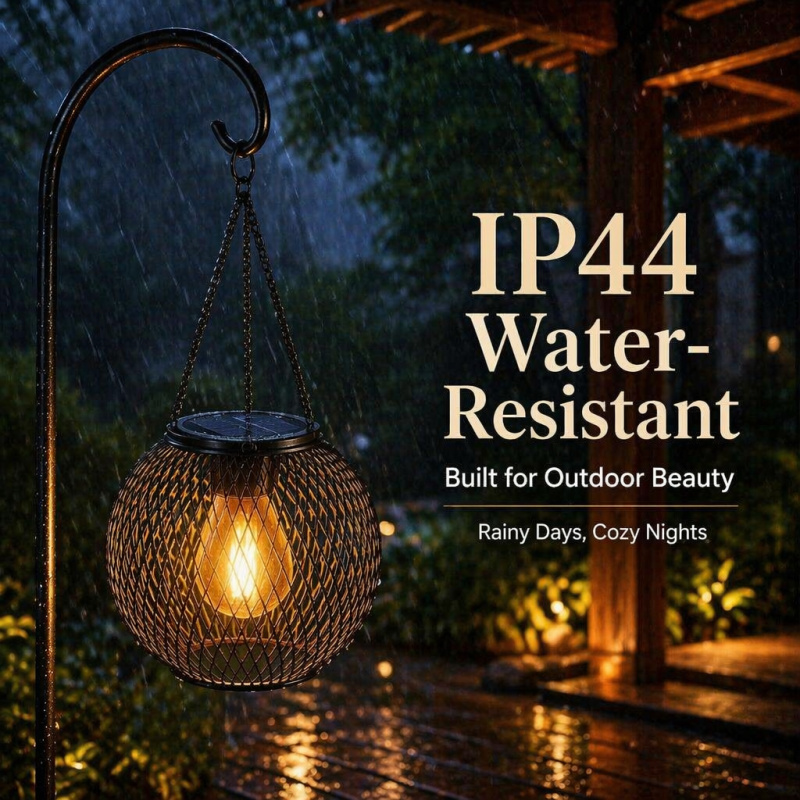 Solar Powered LED Hanging Floo - Outdoor Lighting Effects review and price
