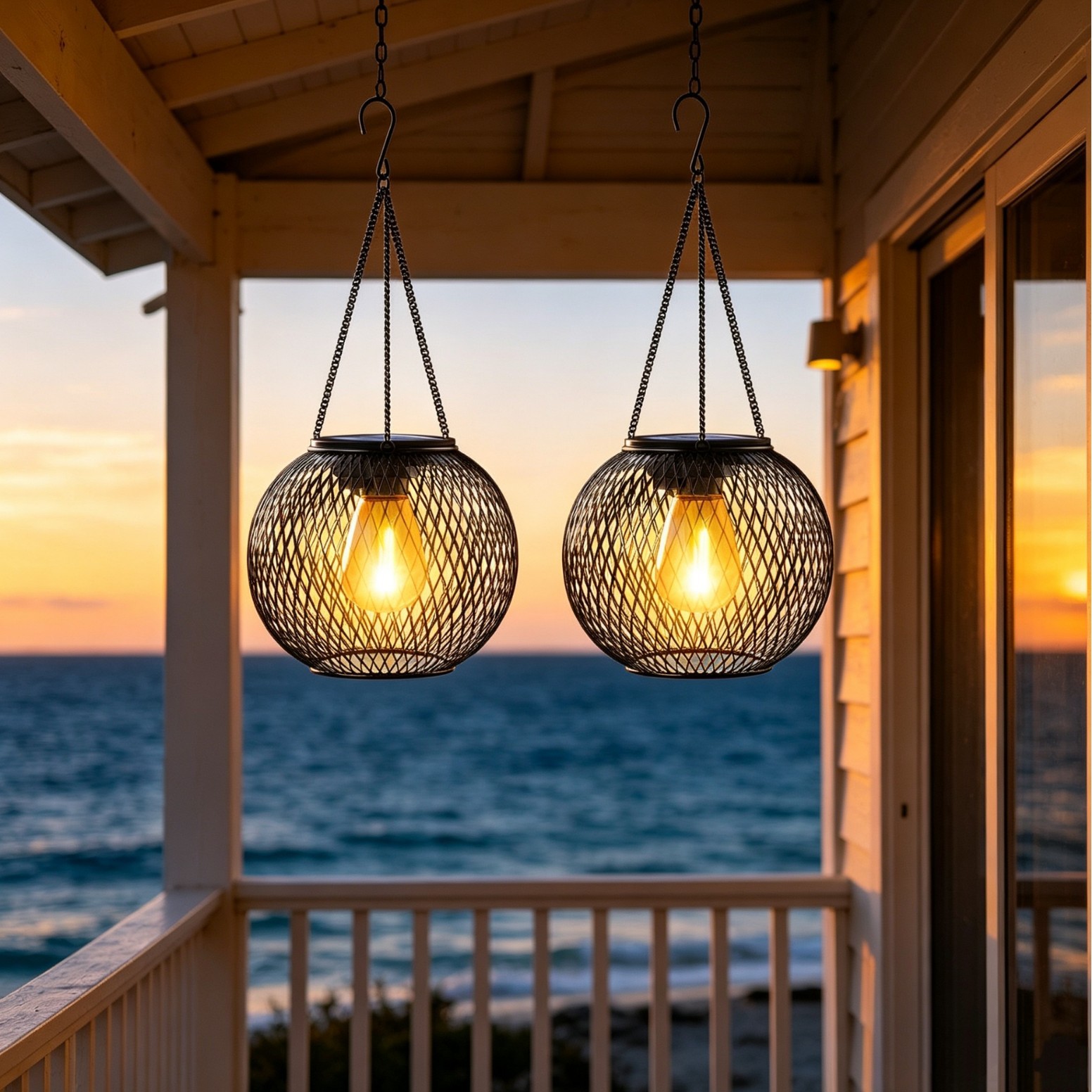 Solar Powered LED Hanging Floo - Outdoor Lighting Effects review and price