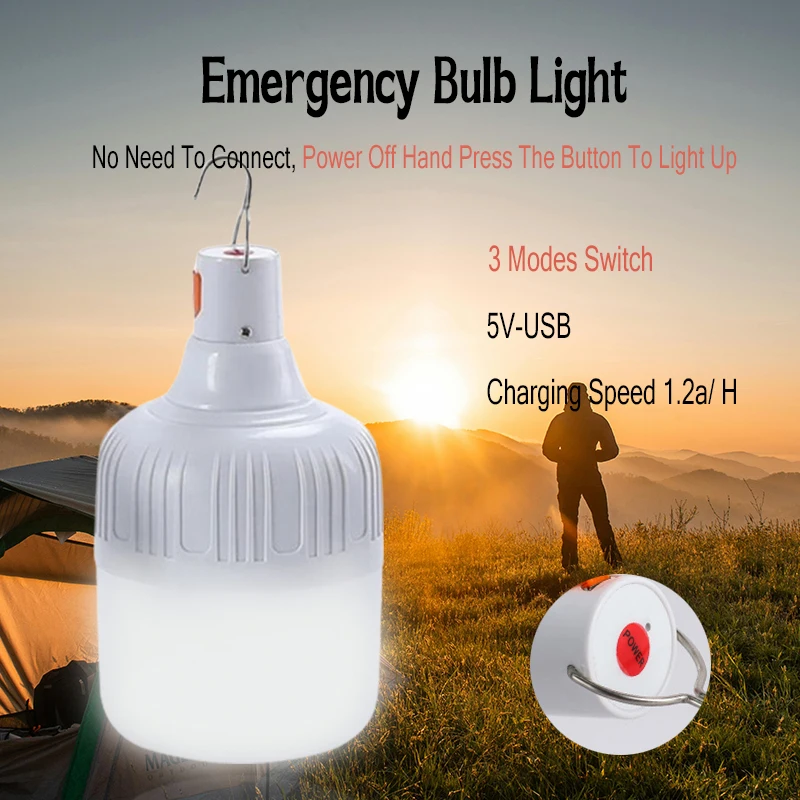 60W 80W Camping Light USB Rech - Outdoor Lighting Usb review and price
