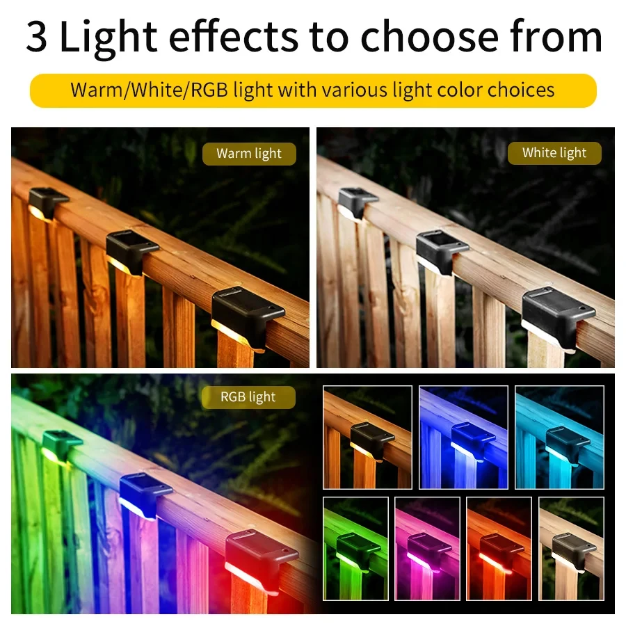 1-8 Pack Led Solar Step Lights - Outdoor Lighting Zigbee review and price