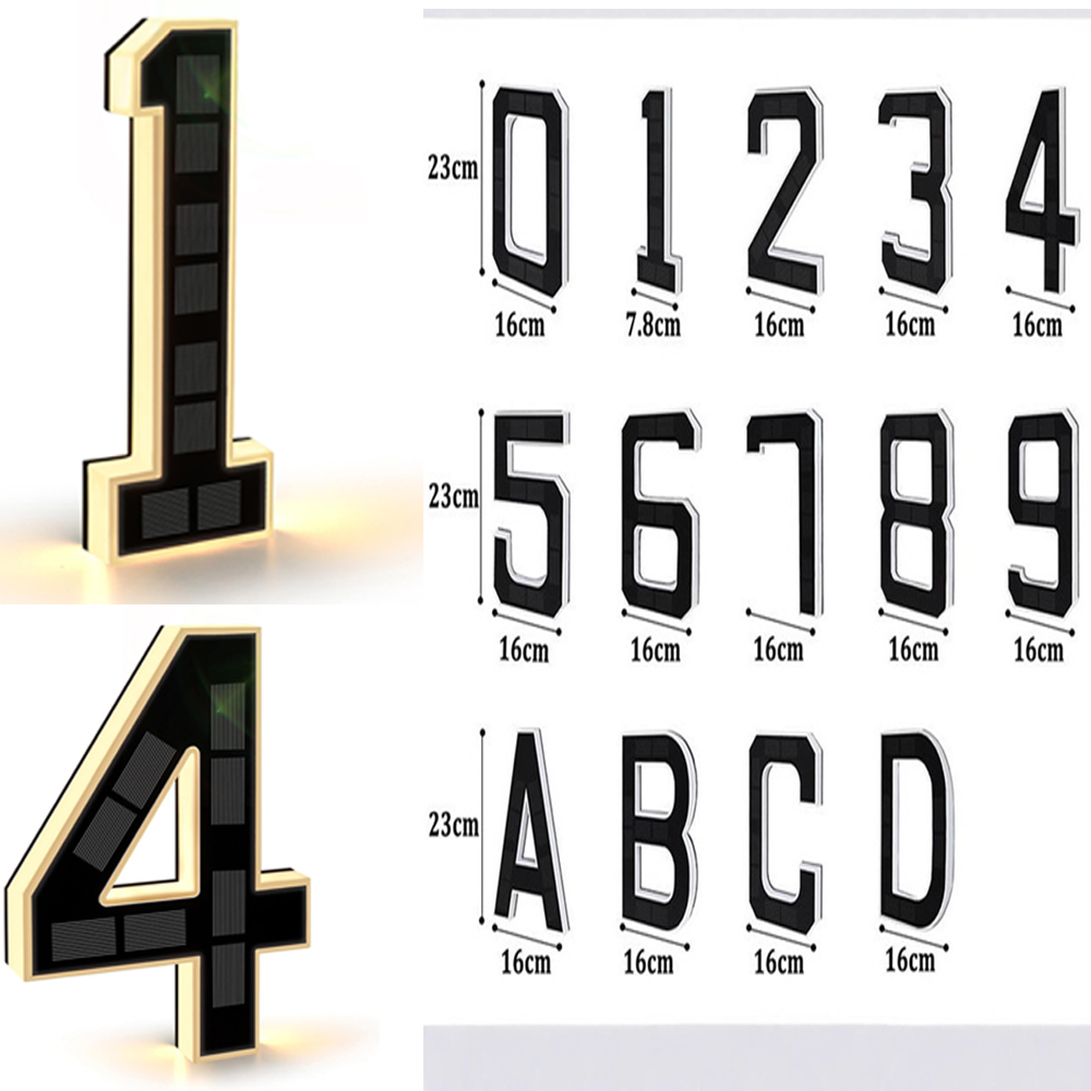 Solar House Number Lights Hous - Outdoor Lighting Wire review and price