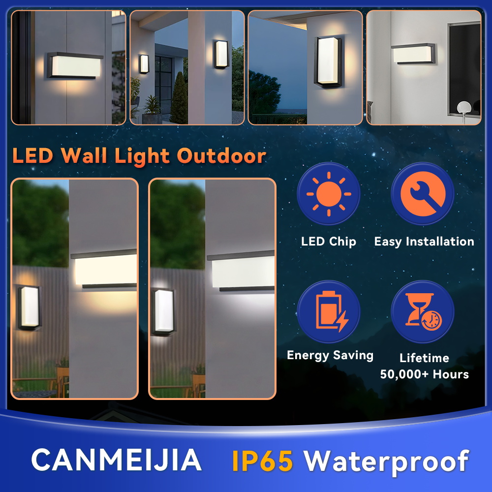 Modern square wall light LED F - Outdoor Lighting Zigbee review and price