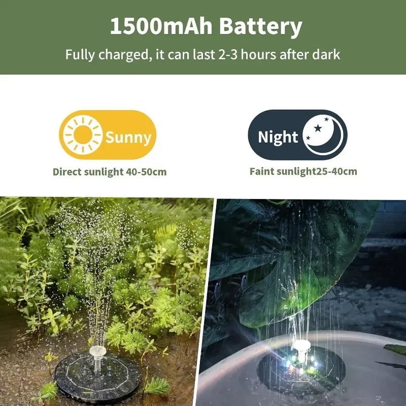 Fountain Light 7 Colors LED Li - Outdoor Lighting Wire review and price