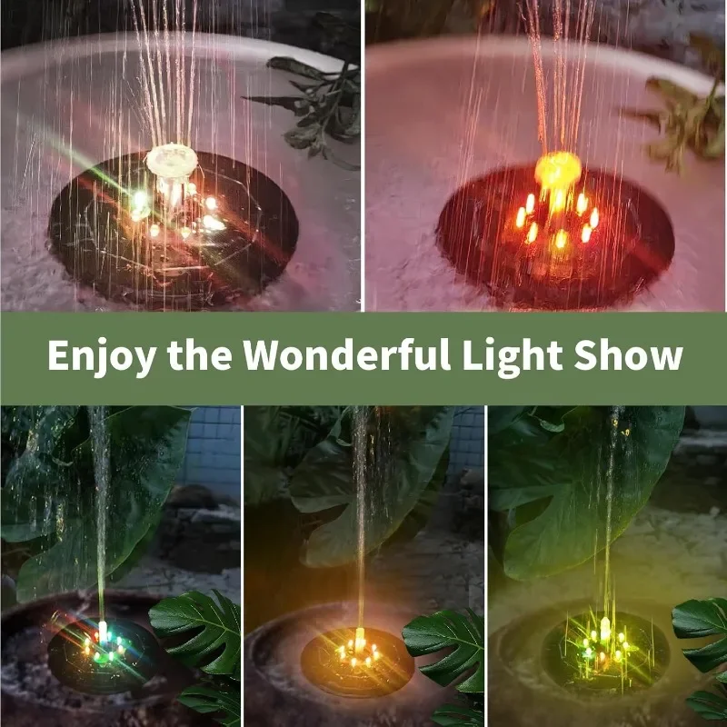 Fountain Light 7 Colors LED Li - Outdoor Lighting Wire review and price
