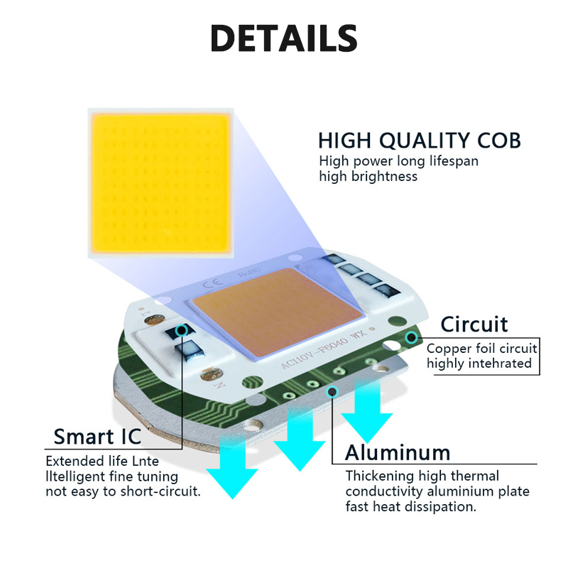 3000K 6000K LED COB Chip Light - Zumtobel Outdoor Lighting review and price
