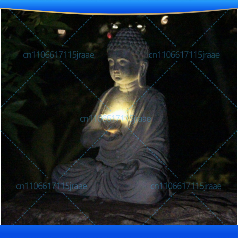 Zen Garden Decor Resin Buddha  - Outdoor Zen Lighting review and price