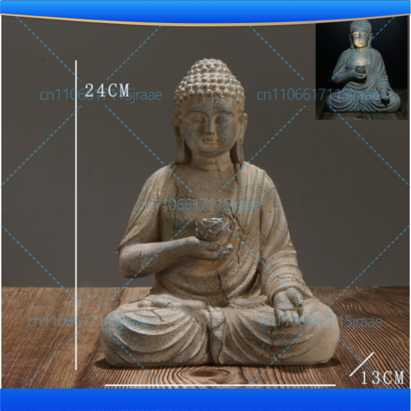 Zen Garden Decor Resin Buddha  - Outdoor Zen Lighting review and price