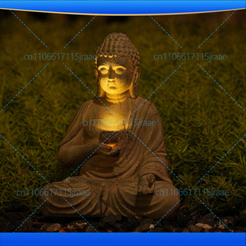 Zen Garden Decor Resin Buddha  - Outdoor Zen Lighting review and price