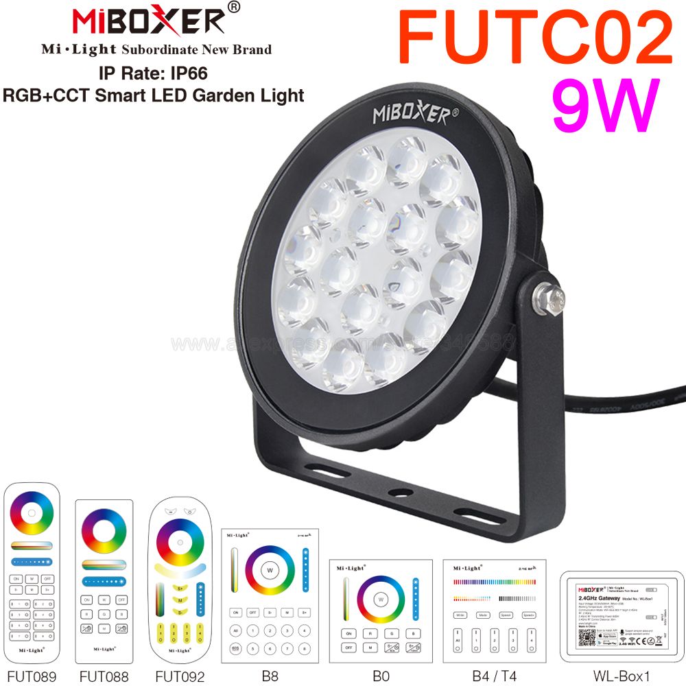 MiBoxer 9W RGB+CCT LED Garden  - Outdoor Lighting Zigbee review and price