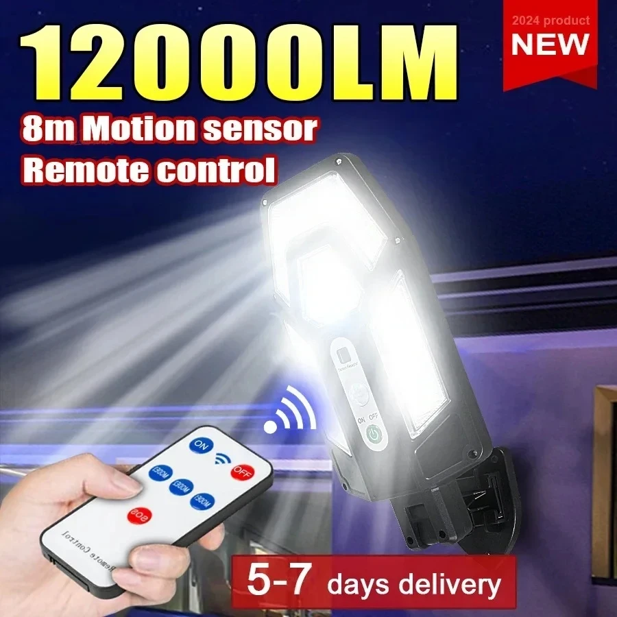 12000LM Powerful Solar Wall La - Outdoor Lighting Wire review and price