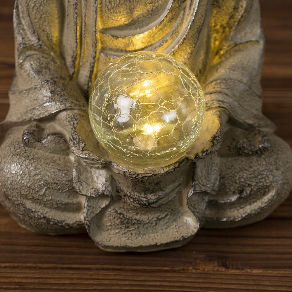 Vilead 27.5cm Resin Buddha Sta - Outdoor Zen Lighting review and price
