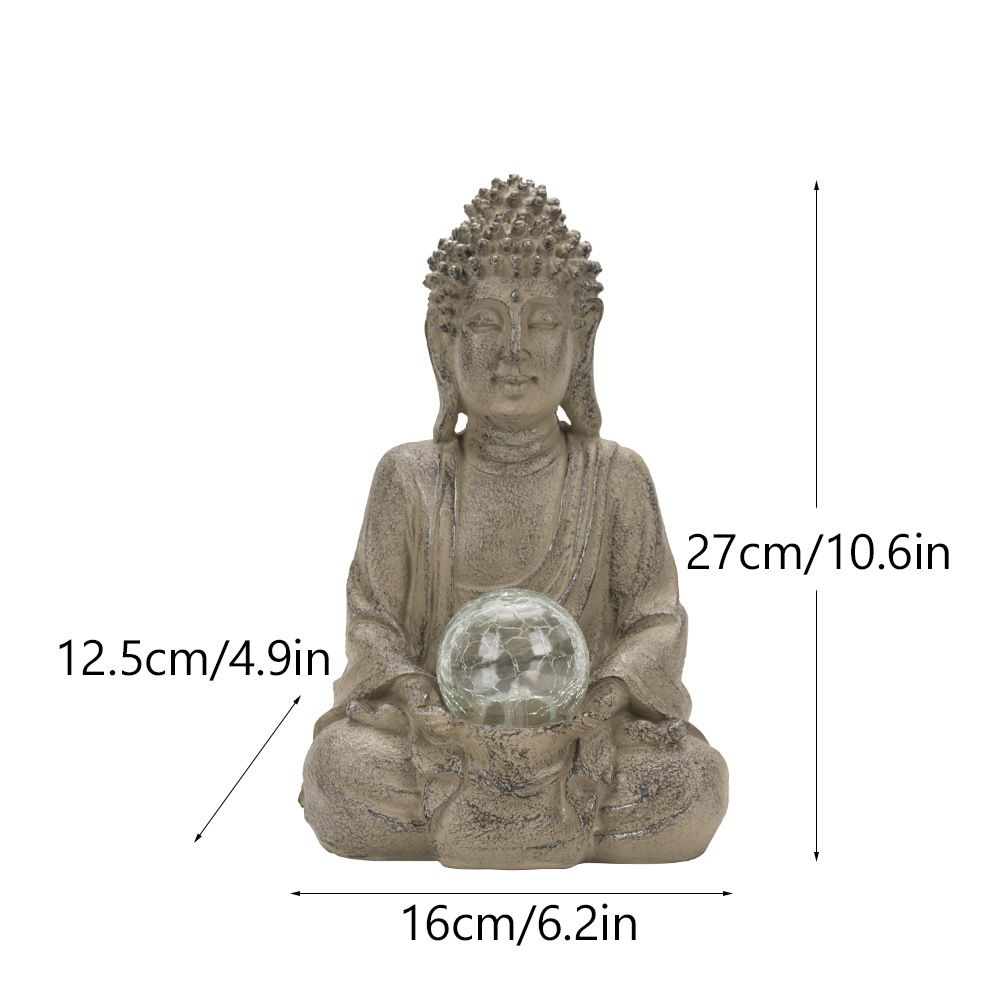 Vilead 27.5cm Resin Buddha Sta - Outdoor Zen Lighting review and price