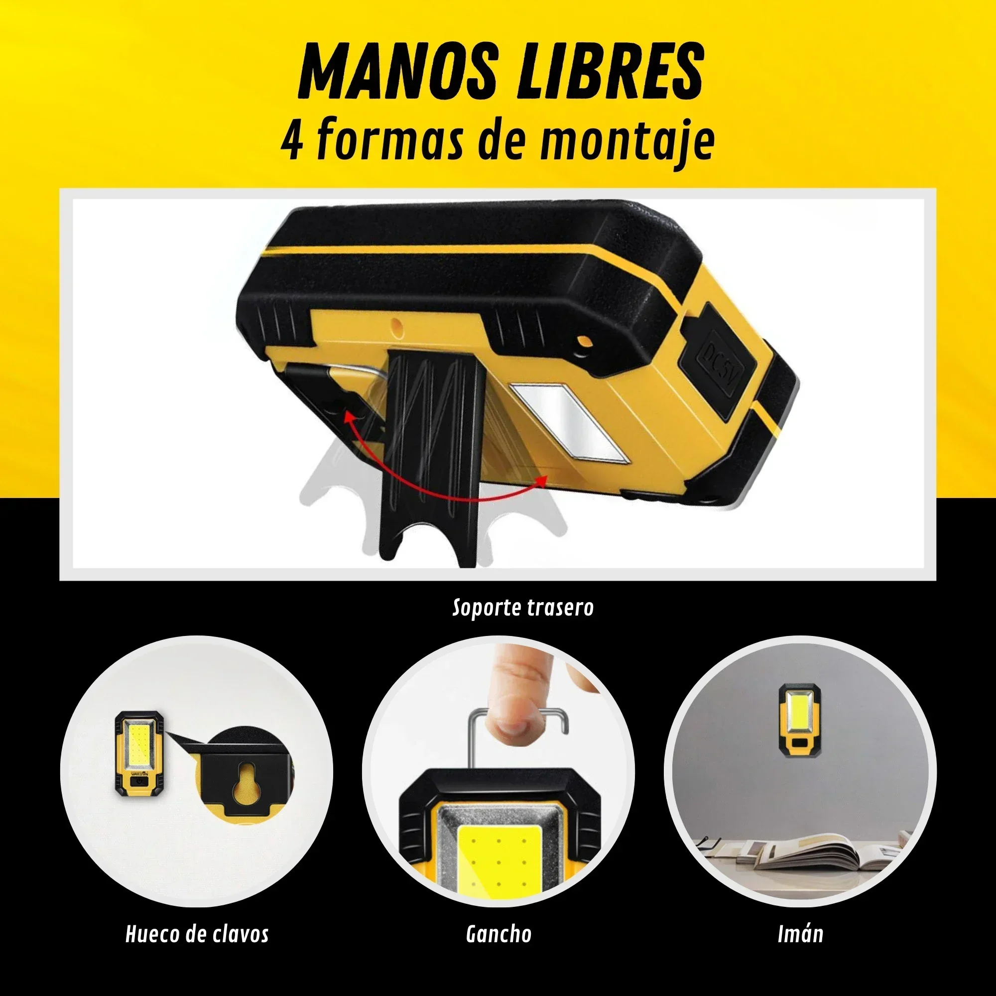 Rechargeable 4000MaH Work Ligh - Outdoor Lighting House review and price