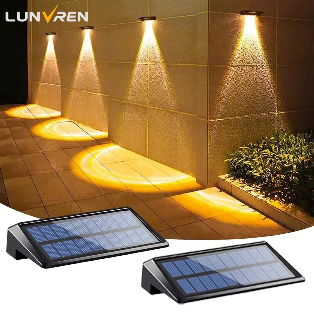 2 Pack Solar Wall Lights 4 LED - Outdoor Lighting Zigbee review and price