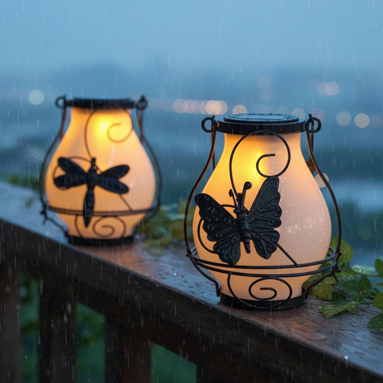 Solar Butterfly Lantern Waterp - Outdoor Lighting And Decor review and price