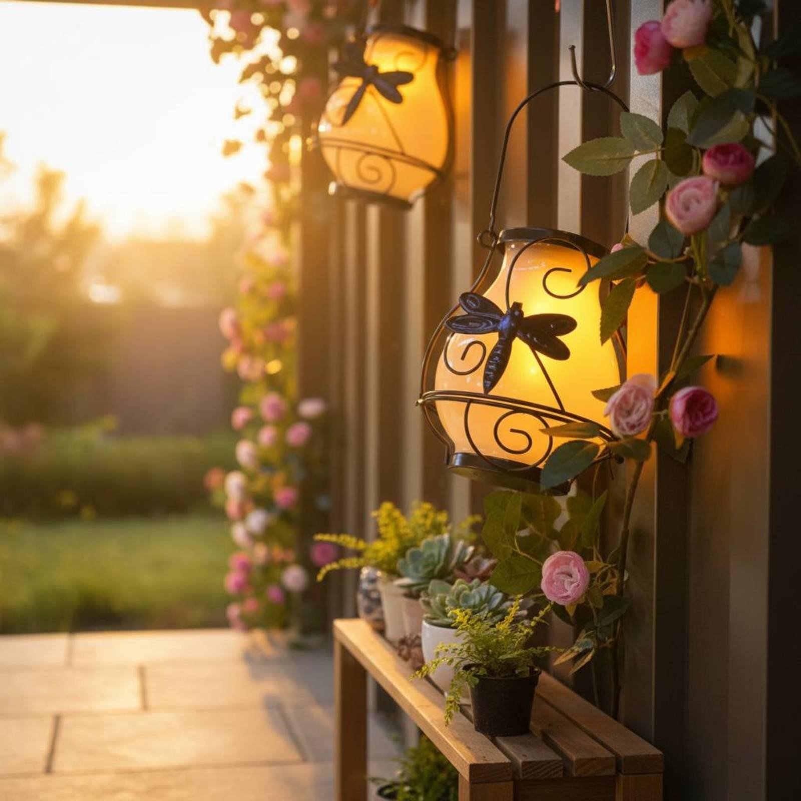 Solar Butterfly Lantern Waterp - Outdoor Lighting And Decor review and price