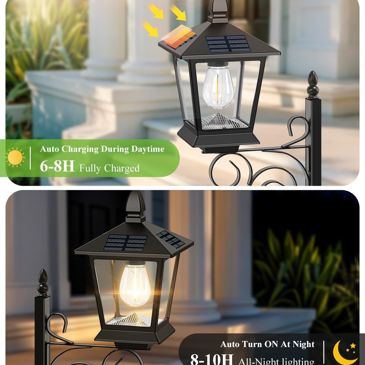 2 in 1 Solar Planter Lamp Wate - Outdoor Lighting And Decor review and price