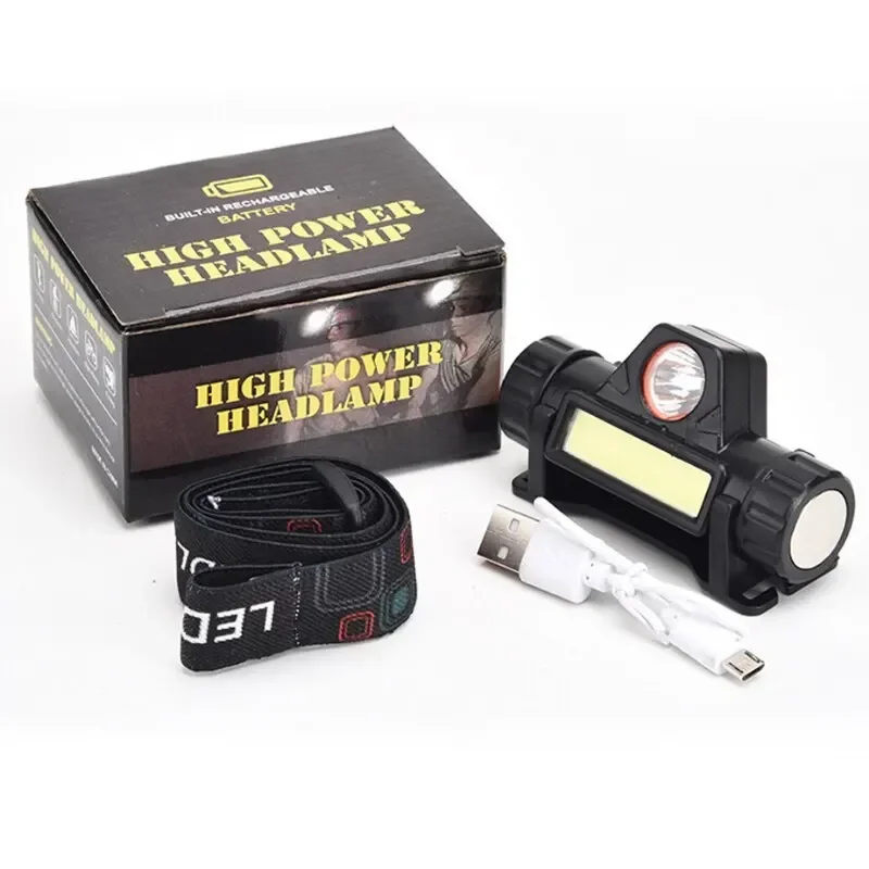 Powerful Head Light LED Rechar - Outdoor Lighting Kits review and price