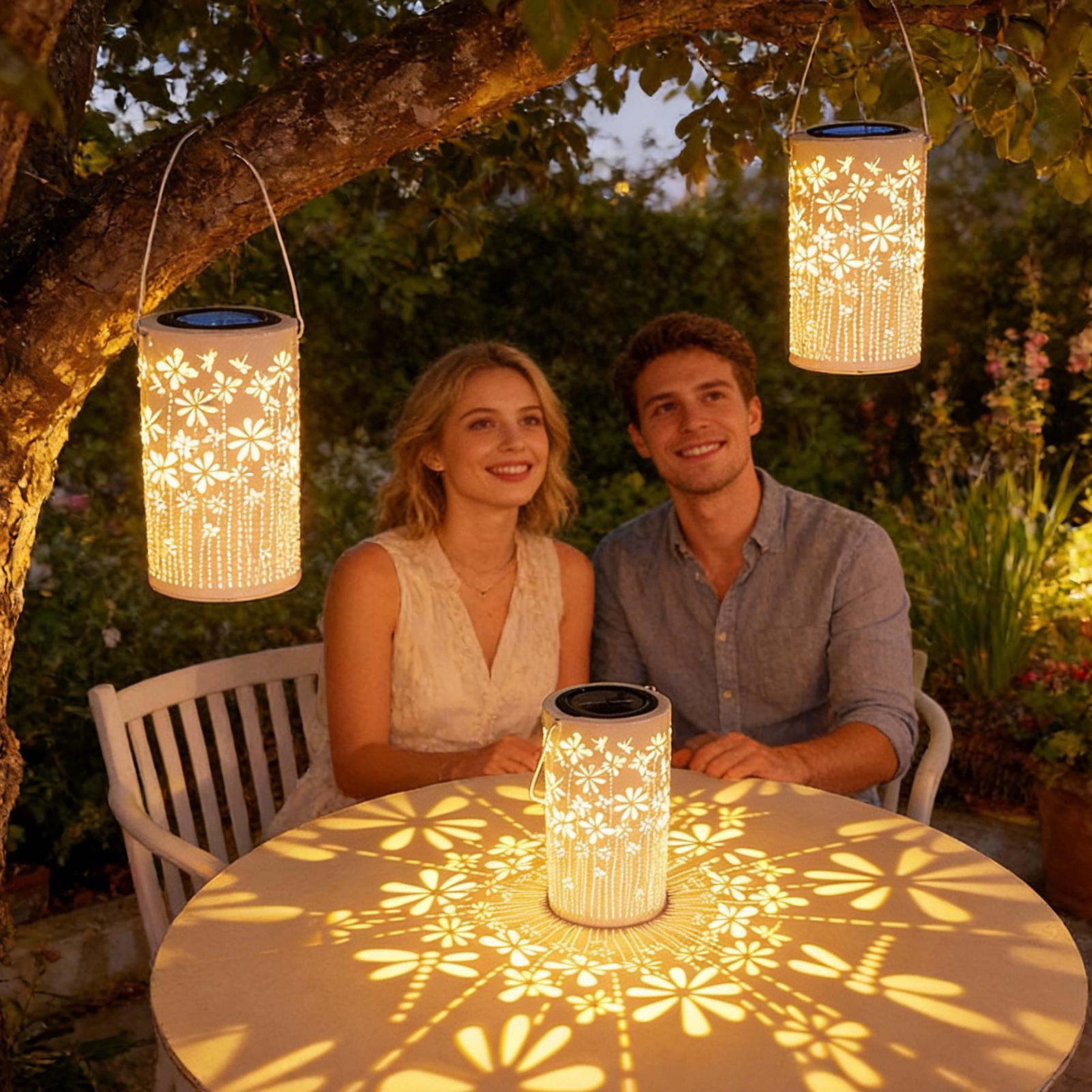 Solar Lanterns Colorful Metal  - Outdoor Lighting House review and price