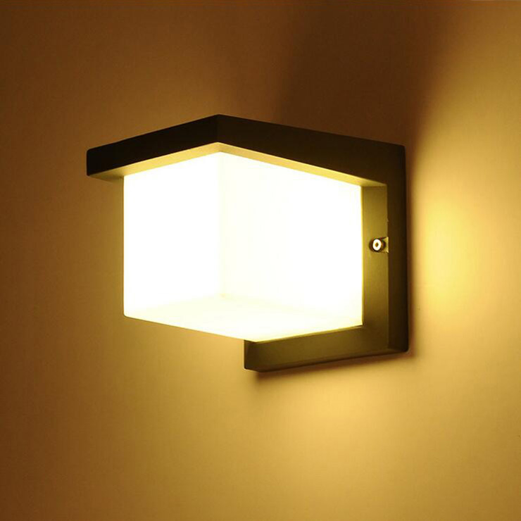 10W LED Exterior Wall Sconce L - Outdoor Yard Lighting Fixtures review and price