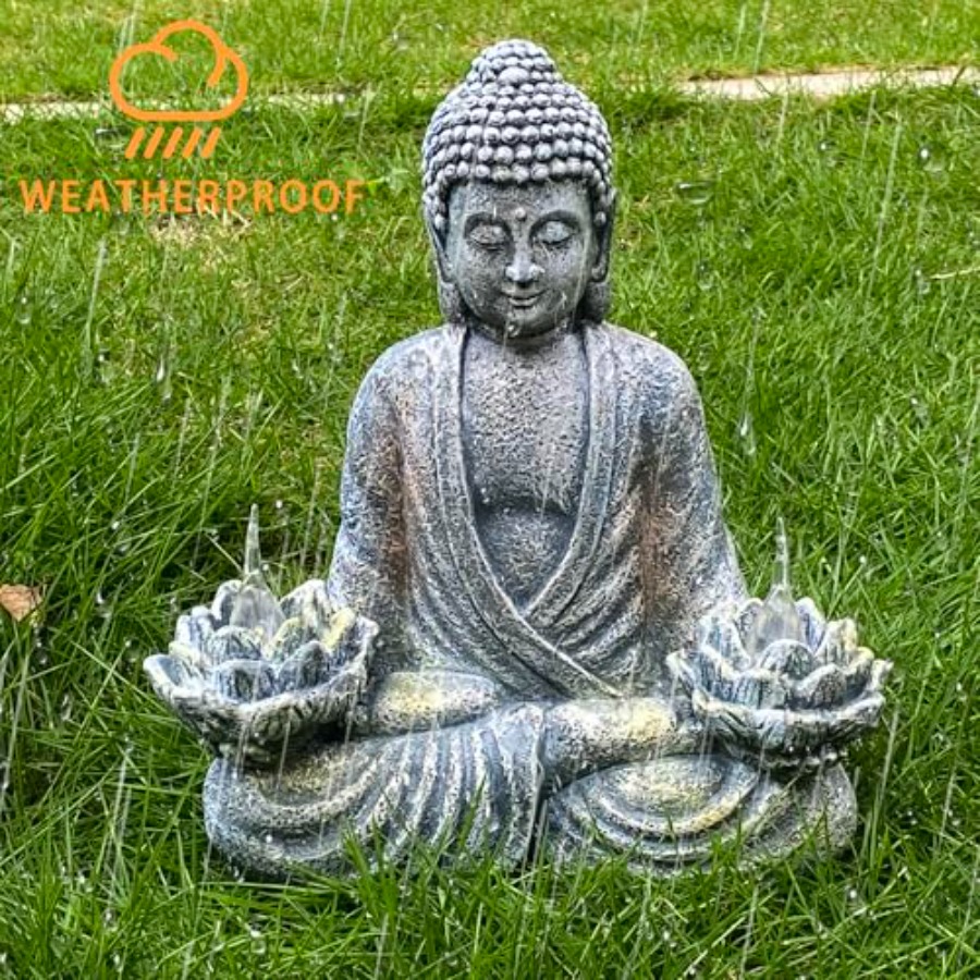 Buddha Statue for Home and Out - Outdoor Zen Lighting review and price