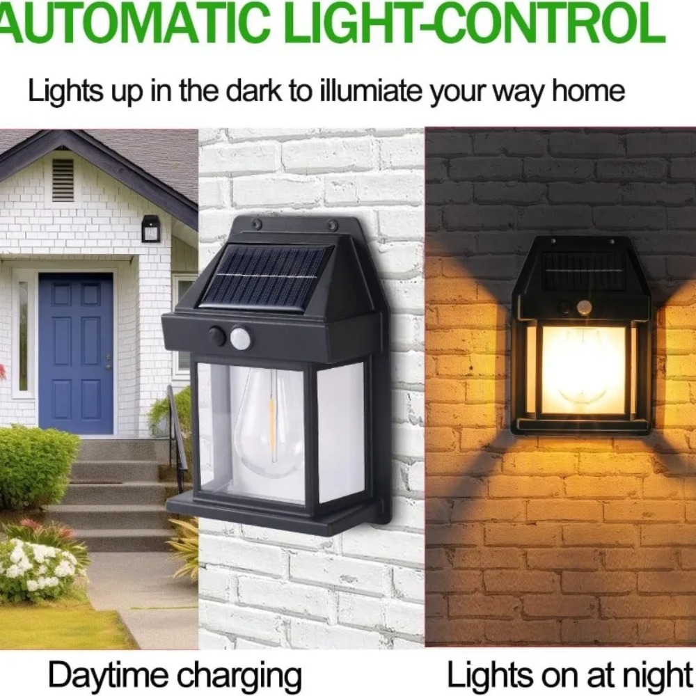1 PC Solar LED Wall Lamp Water - Outdoor Yard Lighting Fixtures review and price
