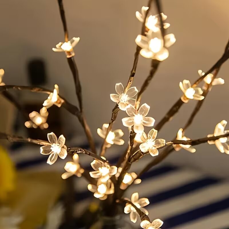 1/2PC 20LED Cherry Blossom Tre - Outdoor Lighting And Decor review and price