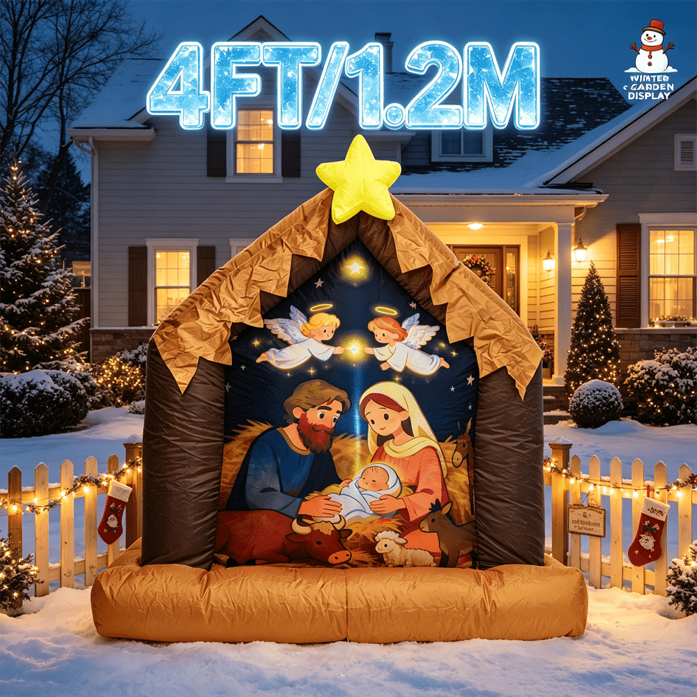 4FT Christmas Inflatable Toy L - Xmas Outdoor Lighting Decorations review and price
