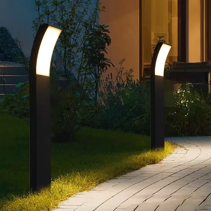 Modern LED Post Light Outdoor  - Outdoor Yard Lighting Fixtures review and price