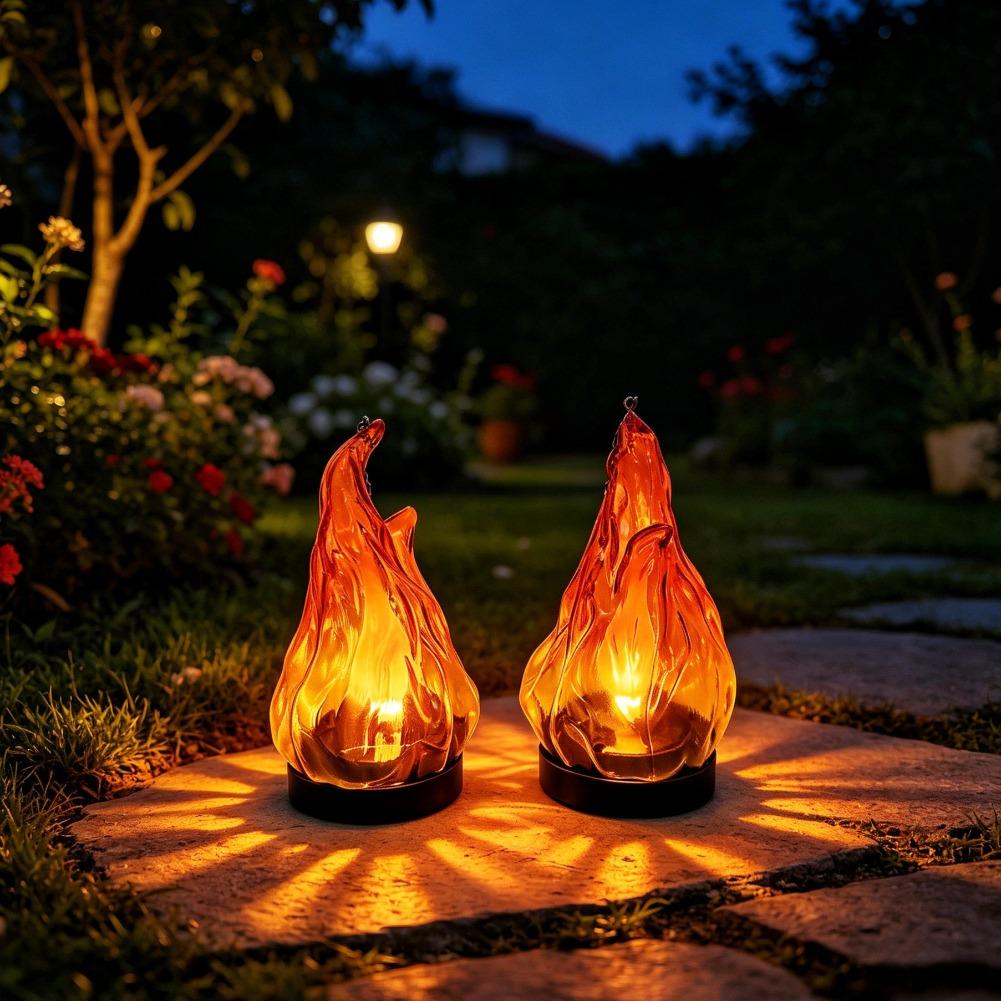 Solar Flame Hanging Lantern Li - Outdoor Lighting And Decor review and price