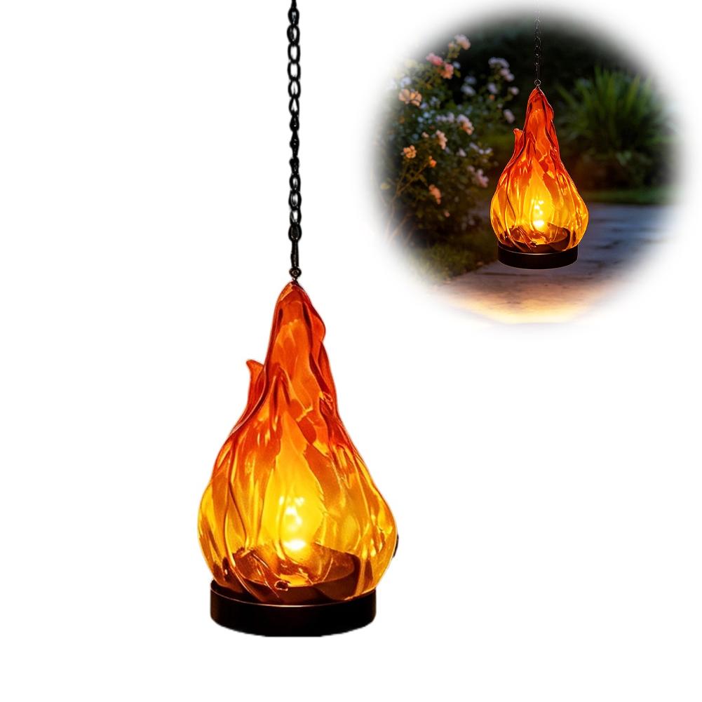 Solar Flame Hanging Lantern Li - Outdoor Lighting And Decor review and price