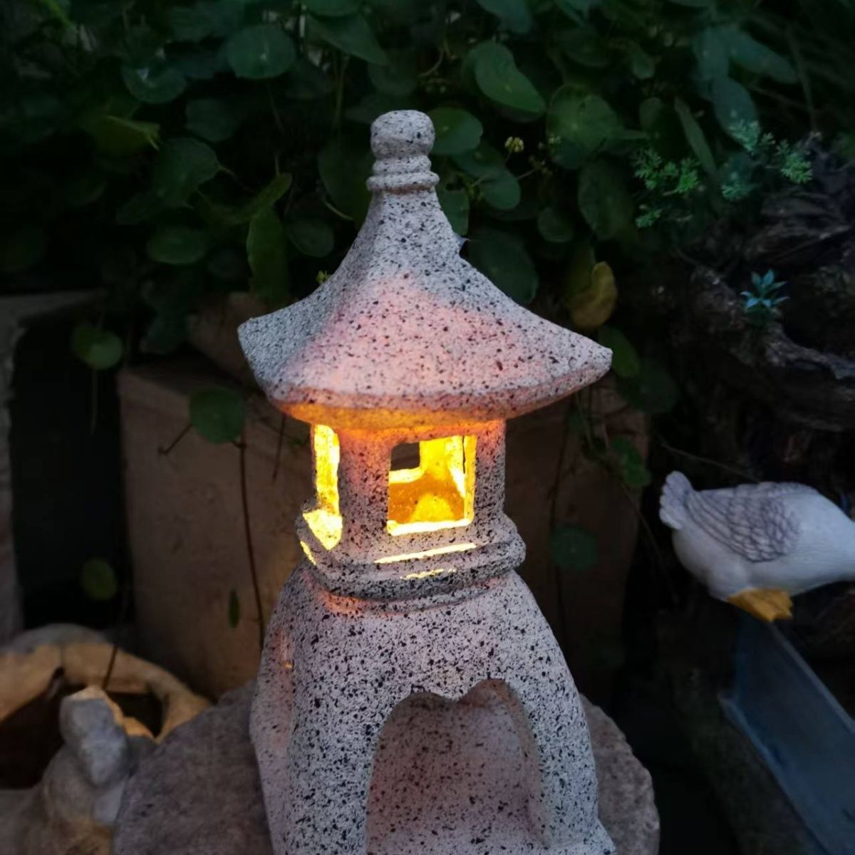 Pagoda Solar Decor Garden Ligh - Outdoor Zen Lighting review and price