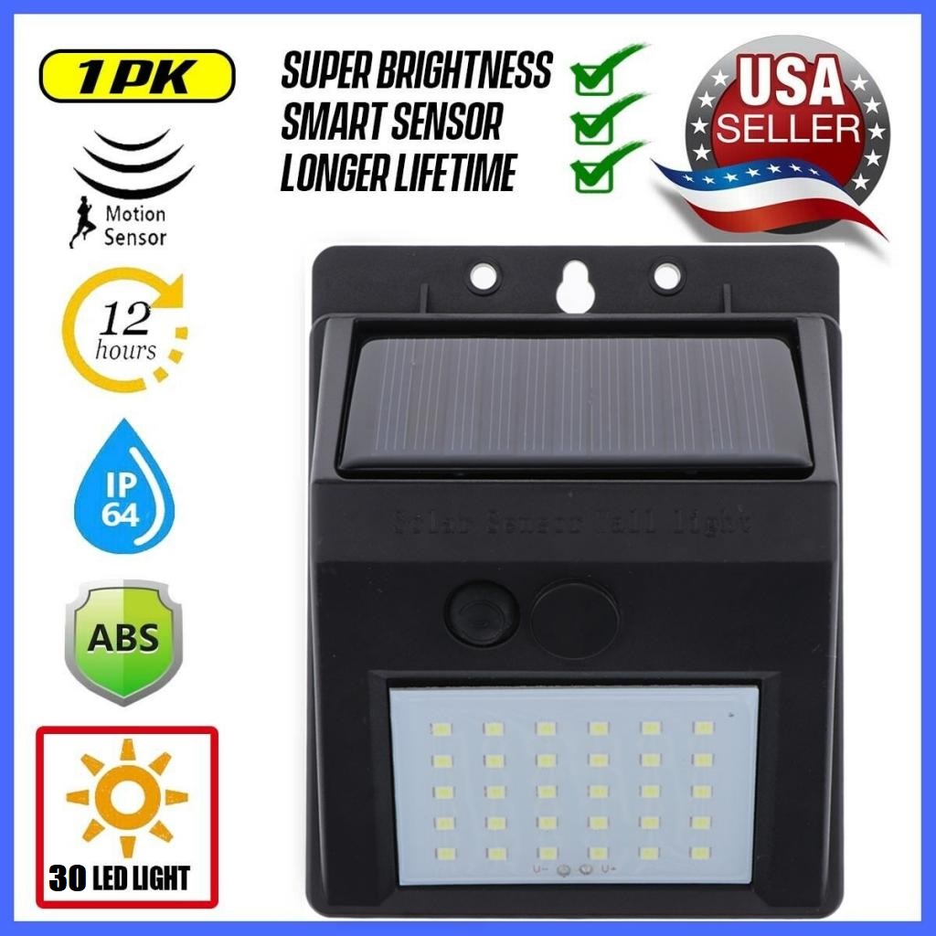 Outdoor Solar Powered LED Wall - Outdoor Yard Lighting Fixtures review and price