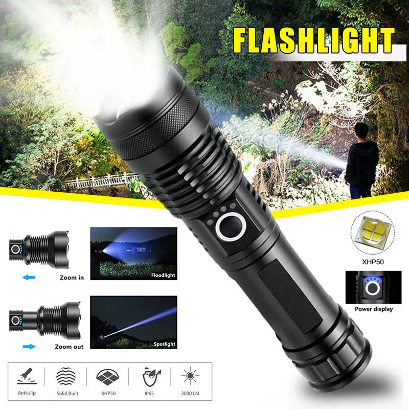 High Power XHP70 Led Flashligh - Outdoor Lighting Quality review and price