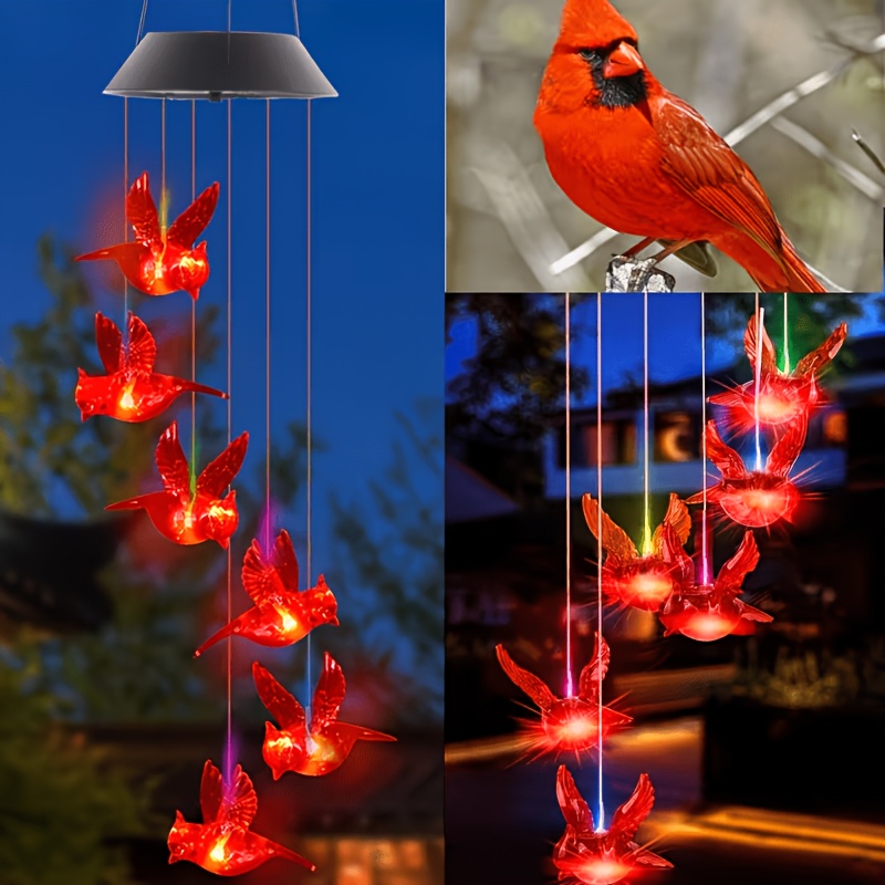 Solar-Powered Flaming Bird Win - Outdoor Lighting Design review and price