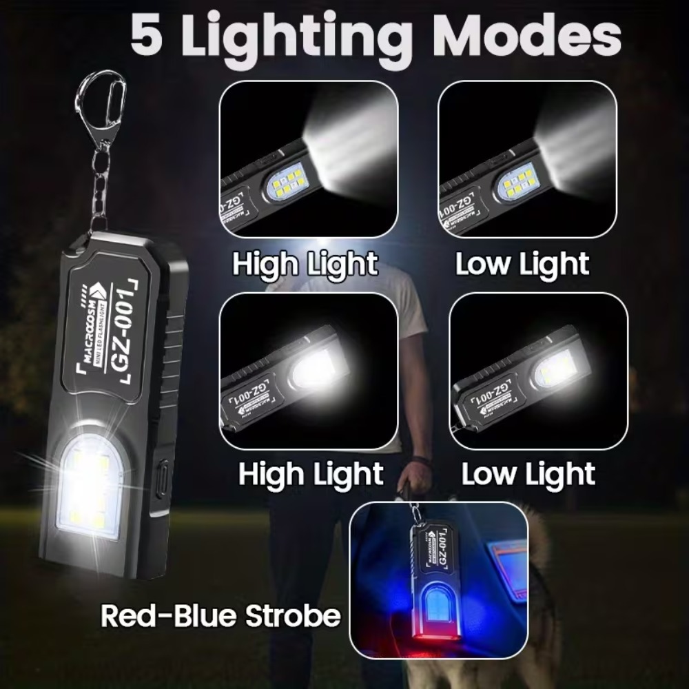 Mini COB LED Keychain Flashlig - Outdoor Lighting House review and price
