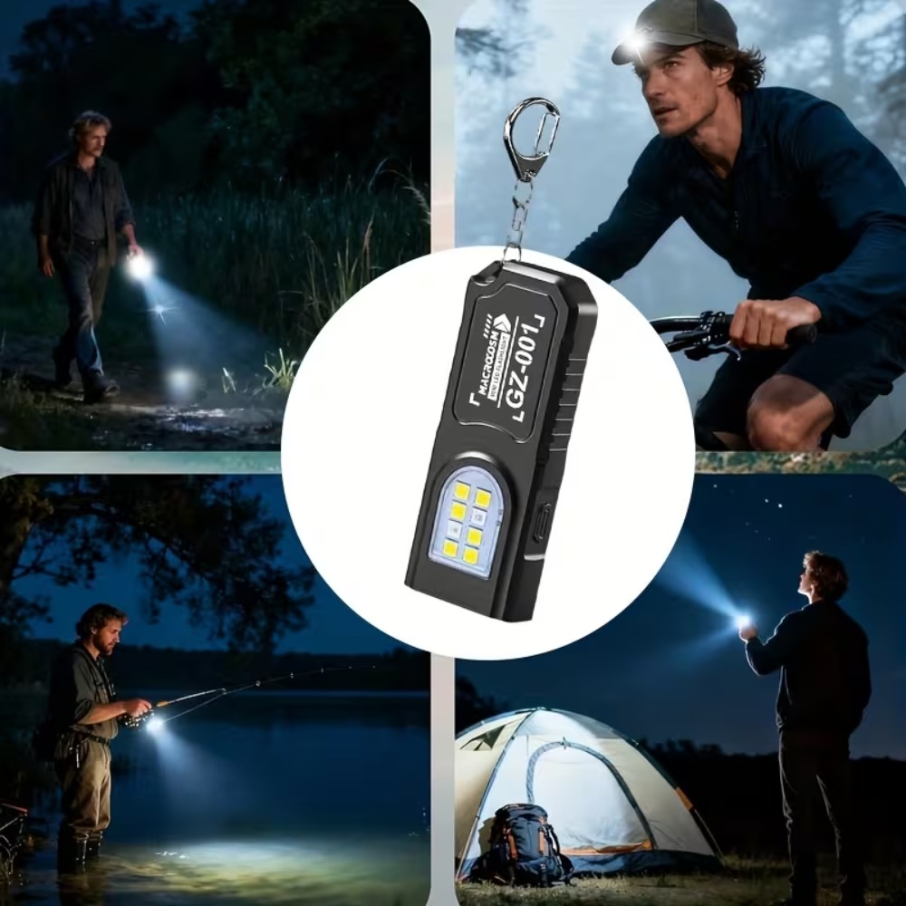 Mini COB LED Keychain Flashlig - Outdoor Lighting House review and price